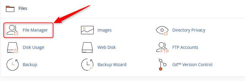 cpanel file manager